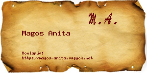 Magos Anita névjegykártya